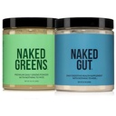 NAKED Gut + Super Greens Bundle – Daily Gut Health Powder (40 Servings) & Organic Greens Supplement (35 Servings) for Digestive, Immune & Wellness Support