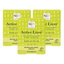 NEW NORDIC Active Liver 90-Day Supply, Daily Liver Supplement, Milk Thistle, Artichoke & Turmeric, 30 Tablets (Pack of 3)