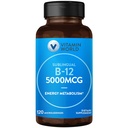 Vitamin World Vitamin B-12 5000 mcg. Sublingual 120 Microlozenges, Supports Energy Metabolism, Supports Heart Health