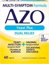 AZO Gær Plus Dual Relief Tablets, Gær Infektion og Vaginal Symptom Relief, Relieves Vaginal Kløe & Burning, 60 Greve