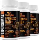 1300 MG Liposomal NAD + Supplement adapt124; highest Absorbate 124; purest NAD Supplementeret til Boost NAD + Effectively against 124; Boosting NAD + Supplement for aging Defese, Cellulær energi, Longevity