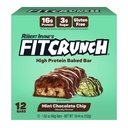 FitCrunch 16g High Protein Baked Bar, Mint Chocolate Chip, 12ct