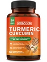 Turmeric Curcumin Supplement with BioPerine Black Pepper, 1950mg, 95% Curcuminoids, Ultra Potency, Maximum Absorption, Non-GMO, Mobility and Immune Health, Antioxidant Support, 60 Veg Caps