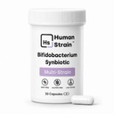 Human Strain Bifidobacterium Adolescentis | Fewer Urgent Bowel Movements, Reduced Bloating/Gas, & Digestion Support | Clinically Studied Synbiotic | 30ct (30 Day Supply)