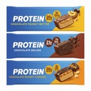 High Protein Bar Variety Pack – 11 Count (5 Peanut Butter, 3 Chocolate Deluxe, 3 Peanut Caramel) – Low Sugar, Gluten-Free, Keto Friendly, 20g Protein Energy Snack Bars