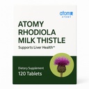 A.T.O.M.Y Rhodiola Milk Thistle, Liver Health Support Supplement, 120 Tablets