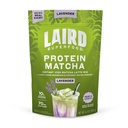 Laird Superfood Protein Matcha, Instant Iced Matcha Latte Mix with 10g Complete Protein, Lion's Mane Mushroom & Coconut Water Powder, No Added Sugar, Lavender, 6.3 oz