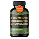 Gade Nutrition Turmeric Quercetin with Bromelain Supplement | Supplement in Capsules for Immune Support, Allergy Relief, Joint Support | Non-GMO, Gluten-Free, Made in USA