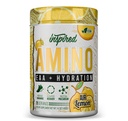 Inspired Amino Essential Amino Acids Powder + Hydration | Vegan EAA and BCAA Powder | EAAs + BCAAs + Amino Energy Supplement Plus Coconut Water + Hyaluronic Acid + Aquamin Sea Minerals (Air Lemon)