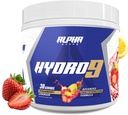 Alpha Supps Hydro 9 Aminos | EAA + Hydration Formula | Essential Amino Acids EAAs Powder with BCAAs & Electrolytes 30 Servings - Strawberry Lemonade