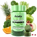 Kiala Nutrition Super Greens Gummies with 11x Organic Greens, Pre, Post & Probiotics, Antioxidants, Multivitamin, Fiber Supplement Supports Gut Health & Digestion, Dairy Free, Vegetarian, 60 Count