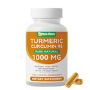 Turmeric Curcumin Supplement, Pure Turmeric Curcumin with 95% Curcuminoids, 1000mg，Non-GMO，120 Capsules (1PCS)
