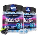 Essential Amino Acids EAA Gummies Nutritional Supplements for Women Men, BCAAs Branched Chain Amino Acids Supplement Gummies w/ Electrolyte Hydration, Black Raspberry Flavor, Gluten Free, Vegan, 120ct