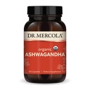 Dr. Mercola Organic Ashwagandha - Supports Energy Production & Adrenal Health - 800 mg Per Serving - Non-GMO, Gluten-Free & Soy-Free - Certified USDA Organic - 60 Capsules (30 Servings)