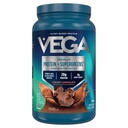 Vega Premium Protein + Supergreens, Chocolate – 20g Vegan Protein, Dairy & Gluten Free, 28.8 oz, 25 Servings (Pack of 12)