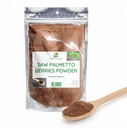 Herb To Body Premium Saw Palmetto Berries Powder - Serenoa repens, Finely Powdered Saw Palmetto Berries for Herbal Preparations, Blends & Traditional Use, Natural Botanical Powder, 4oz