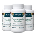 Pattern Wellness Ashwagandha Complex for Men & Women – Organic KSM-66® & Black Pepper Extract – Supports Stress Response & Energy Balance – Non-GMO – 180 Vegan Capsules
