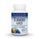 Planetary Herbals Turmeric Gold 500mg, for Healthy Inflammation Response, 60 Capsules | Antioxidant and Healthy Localized Immune Response Support