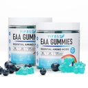 VIFSSG EAA Gummies 120 Gummies (Blue Raspberry), Essential Amino Acids - All 9 Essential Aminos (EAA) and All Branched-Chain Aminos (BCAAs), Non-GMO, Gluten Free, Vegetarian Friendly 2 Pack