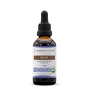 Secrets of the Tribe Sage USDA Organic | Alcohol-Free Extract, High-Potency Herbal Drops | Made from 100% Certified Organic Sage (Salvia officinalis) Dried Leaf (2 oz)