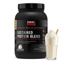 GNC AMP Sustained Protein Blend, Vanilla Milkshake, 30 Oz, 26 Servings