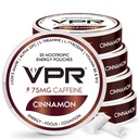 VPR 75mg Caffeine Nootropic Pouches | 20 Count Energy Pouches with Lion's Mane, Alpha-GPC, Vitamin B6 & B12, L-Theanine, and L-Tyrosine | Naturally Flavored Focus Pouches with No Sugar | Cinnamon