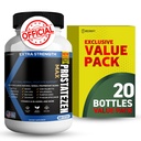 ProstateZen Max | Extra Strength Natural Herbal Prostate Support | 60 Veggie Capsules | Saw Palmetto, Pygeum, Nettle, Reishi, Maitake | Gluten-Free, Vegan (20)