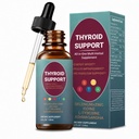 Thyroid Support Liquid Drops with Iodine, Selenium, Zinc, L-Tyrosine & Ashwagandha, Vegetarian, Gluten Free, Soy Free, Non-GMO, 120 mL (4 fl oz)