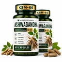 WONDER FAMILY Ashwagandha Complex 800mg with GABA, L-Theanine & B6 – 400mg Ashwagandha per Day – Adaptogenic Support for Calm, Focus & Mood – 120 Capsules – 2 Pack