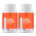Organic Ashwagandha Root Capsules, 100% Organic Stress & Cortisol Support, 60 Vegan Capsules, Made in USA (2)