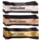 BarbeIIss - High-Protein Snack Bars – Protein Bar Variety Pack (9 Count), 20g Protein, No Added Sugar, Cookies & Cream, Salty Peanut, Caramel & Cashew