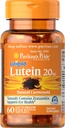 Puritans Pride Lutein 20 mg med Zeaxanthin 60 Softgels