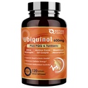 NATURE TARGET Ubiquinol CoQ10 600mg softgels with PQQ & Turmeric, High Absorption Coenzyme Q10 Supplement with ALA & Black Pepper, Antioxidant for Brain Health, Energy Production, 120 Count