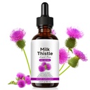 Milk Thistle Liquid Drops,Milk Thistle Supplement for Liver Wellness,Digestive Health,Liquid Pure Vegan Milk Thistle Extract 600 mg per Serving,Sugar & Alcohol-Free,Non-GMO, 2.02 Fl Oz
