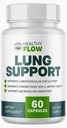 Healthy Flow Lung Support, Supports Lung Health & Respiratory Function - Improves Breathing, Oxygen Flow - 60 Capsules Genuine (1 Pack)