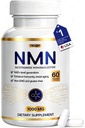 NMN Supplement 1000mg, 10-in-1 Formula with Nicotinamide Mononucleotide, Resveratrol, and NAD+ Precursors for Healthy Anti-Aging, GMP Ces (30 Servings)