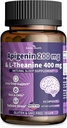 400mg L- Theanin med 200mg Apigenin Supplement for Sleep- Natural Relaxation & Stress Relief - Gluten Free, Non- GMO, Zero Fillers - Made in USA