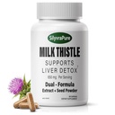 Milk Thistle for Women – Supports Liver Detox & Cleanse, Hormone Balance & Skin Clarity | Dual Formula 650mg, 80% Silymarin, No Fillers, Pullulan Capsules, Non-GMO, 60 Capsules