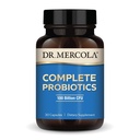 Dr. Mercola Complete Probiotics - 100 Billion CFU - Supports Immune, Digestive & Gut Health - Contains 10 Probiotic Strains - Non-GMO, Gluten-Free & Soy-Free - 30 Capsules (30 Servings)