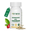 Berberine HCl 1000 mg Capsules | 60 Vegan Capsules | Pure Berberine Hydrochloride (95%) Formula | Dietary Supplement | Non-GMO | Gluten-Free | Made for USA