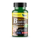 America Medic & Science High Potency Biotin 5,000 mcg | Vitamin B7 Dietary Supplement for Men and Women | Hair Growth Support | for Healthy Skin, Nails, and Metabolism