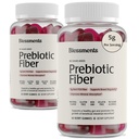 Prebiotic Fiber Gummies for Adults & Kids with No Added Sugar- 5g (60 Count-2 Pack) High Fiber Supplement Gummies - Vegan - Keto Friendly - Digestive Health Supplements