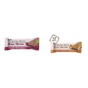 NuGo Smarte Carb Chocolate Black Cherry 18g Protein 12 Count and Peanut Butter Crunch 20g Protein 12 Count Bundle