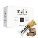 melō protein bars (12 count, Cookie Dough)- high protein, low sugar, fluffy marshmallow-like center, gluten free snack with no artificial sweeteners