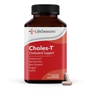 LifeSeasons Choles-T - Cholesterol Support Supplement - Red Yeast Rice, CoQ10, Guggul & Phytosterols - 180 Capsules
