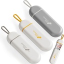 3 Pakninger Pill Organizer 3 Compartments Portable Pill Case Rejse Fugt Bevis Pill Box for Tablets Vitaminer Cod Lever Olie Kosttilskud og Medicin