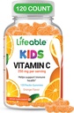DOCTOR 'S FINST Vitamin C Gummies for Kids - Vegansk, GMO Free & Gluten Free - Great Tasting Orange Flavor Pectin Chews - Kids Kosttilskud - 250 mg C-120 Jellies [60 Doser]