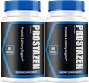 (2 Pack) Prostazen kapsler - officielle Prostazen piller supplement til mænd, Alle naturlige Premium Prostazen Plus for mænd, Advanced Support Natural Formel Prostazen anmeldelse, 120 kapsler til 2 måneder