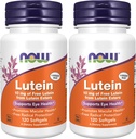 NOW Foods Lutein 10 mg Softgels, 120 (Pack of 2)