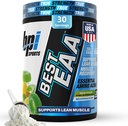 BPI Sports Essential Aminosyrer EAA pulver - Pre, Intra & Post Workout drink - BCAA pulver til mænd og kvinder, EAA + BCAA + hydrering. Avanceret formel med 10g LR. (Sour Power)